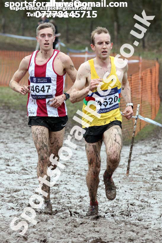 Senior mens 2018 British Inter Counties Cross Country Champs., Prestwold Hall, Loughborough. Photo: David T. Hewitson/Sports for All Pics